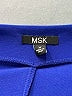 MSK Solid Blue Casual Dress Size M - photo 7