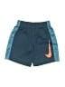 Nike 100% Polyester Color Block Blue Athletic Shorts Size 4 - photo 1