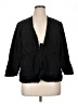 Soft Surroundings 100% Cotton Black Blazer Size 1X - photo 1