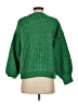 Lili Sidonio Molly Bracken Solid Green Pullover Sweater Size S - photo 2