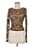 Lulus Brown Long Sleeve Top Size M - photo 1