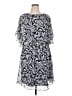 JBS 100% Polyester Paisley Blue Casual Dress Size 16 - photo 1