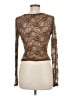 Lulus Brown Long Sleeve Top Size M - photo 2