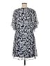 JBS 100% Polyester Paisley Blue Casual Dress Size 16 - photo 2