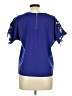 Worthington Blue Short Sleeve Blouse Size M - photo 2