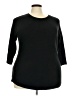 Worthington 100% Acrylic Black 3/4 Sleeve Top Size XXL - photo 1