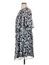 JBS 100% Polyester Paisley Blue Casual Dress Size 16 - photo 5