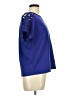 Worthington Blue Short Sleeve Blouse Size M - photo 4