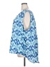 Como Vintage 100% Rayon Blue Sleeveless Blouse Size 3X - photo 5