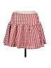 Peppermayo 100% Polyurethane Checkered-gingham Red Casual Skirt Size 6 - photo 1