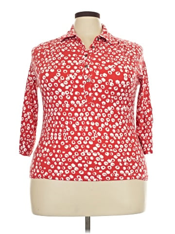Studio Works 3/4 Sleeve Button-Down Shirt (view 1)