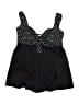 Longitude Polka Dots Black Swimsuit Top Size 20 - photo 1