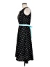 Studio 1 100% Polyester Polka Dots Black Casual Dress Size 8 Petite - photo 5