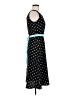 Studio 1 100% Polyester Polka Dots Black Casual Dress Size 8 Petite - photo 4