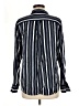 Everlane 100% Viscose Stripes Blue Long Sleeve Button-Down Shirt Size 6 - photo 2