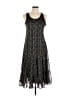 Assorted Brands 100% Polyester Paisley Black Casual Dress Size 14 - photo 1
