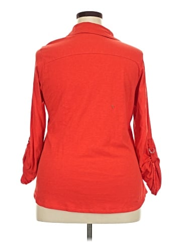 Studio Works 3/4 Sleeve Button-Down Shirt (view 2)