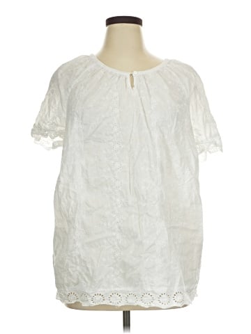 Liz & Me Short Sleeve Blouse (view 1)