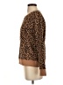 J.Crew Factory Store 100% Cotton Animal Print Brown Pullover Sweater Size S - photo 5