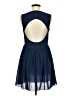 Forever 21 Solid Blue Cocktail Dress Size M - photo 2