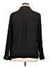 Express 100% Recycled Polyester Black Long Sleeve Blouse Size XL - photo 2