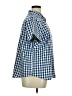 Blair Checkered-gingham Blue Short Sleeve Blouse Size XL - photo 4