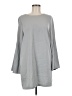 August 1 Eight 100% Polyester Solid Gray Casual Dress Size M - photo 1