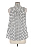 41Hawthorn 100% Polyester Gray Sleeveless Blouse Size M - photo 2