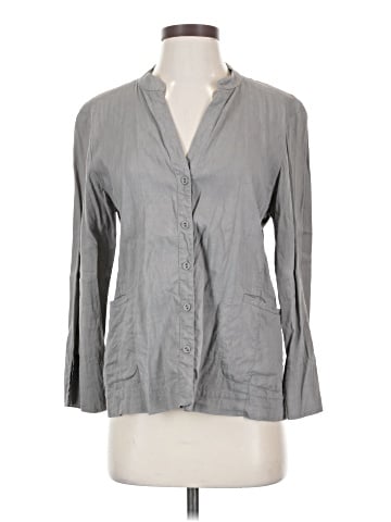 Eileen Fisher 3/4 Sleeve Button-Down Shirt (view 1)