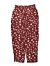 Assorted Brands 100% Silk Print Burgundy Casual Pants Size 4 - photo 1