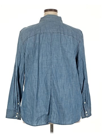 Talbots Long Sleeve Button-Down Shirt (view 2)