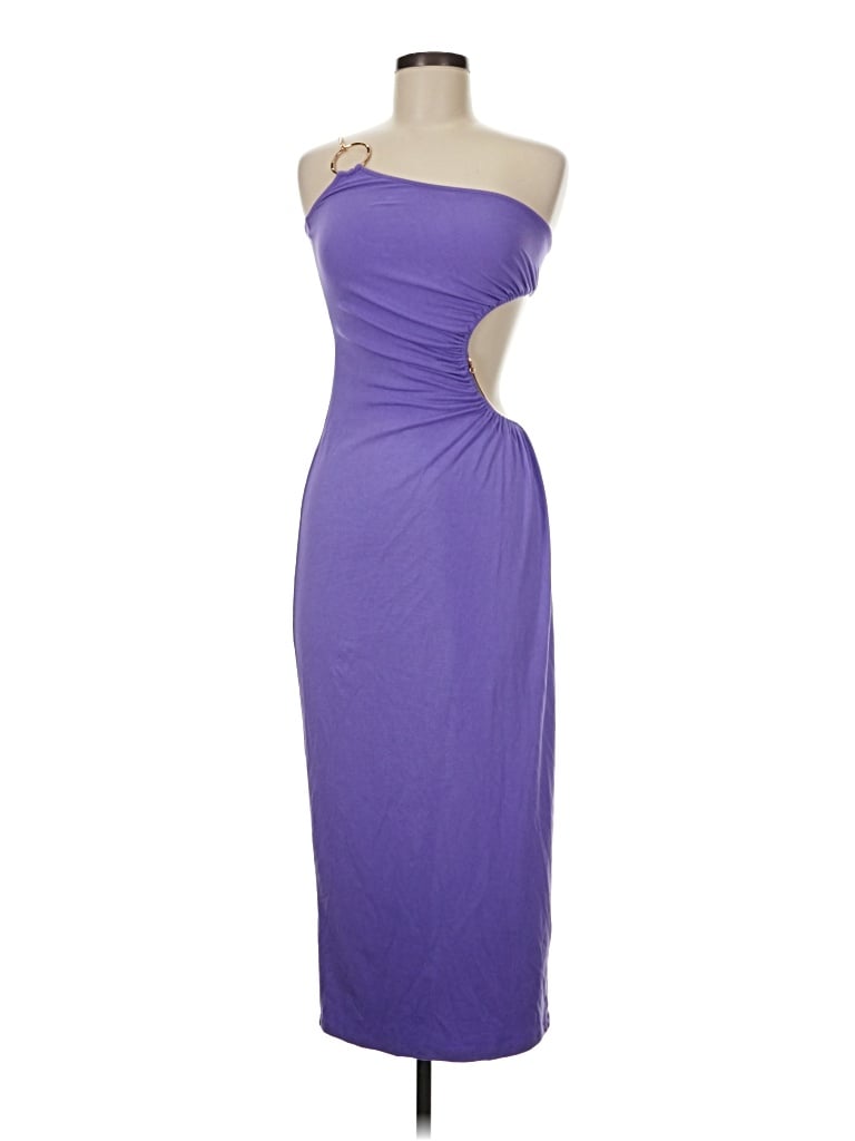 Pre-owned Weworewhat Cocktail Dress In Purple