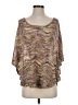 Fever Silver Gold Poncho Size S - photo 1