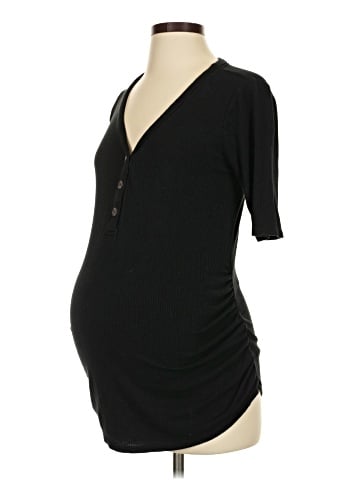 Isabel Maternity 3/4 Sleeve Top (view 1)