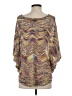 Fever Silver Gold Poncho Size S - photo 2