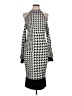 Venus Houndstooth Silver Cocktail Dress Size L - photo 1