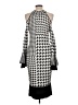 Venus Houndstooth Silver Cocktail Dress Size L - photo 2