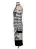 Venus Houndstooth Silver Cocktail Dress Size L - photo 5