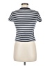 Old Navy Stripes Ivory Short Sleeve Turtleneck Size M - photo 2