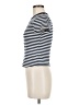 Old Navy Stripes Ivory Short Sleeve Turtleneck Size M - photo 5