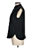 J.Crew 100% Viscose Black Sleeveless Button-Down Shirt Size 6 - photo 5