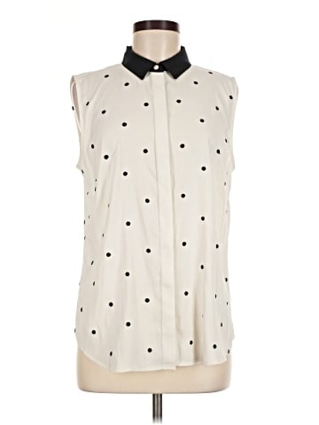 Ann Taylor Sleeveless Button-Down Shirt (view 1)