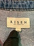 Risen 100% Cotton Blue Denim Jacket Size 2X - photo 6