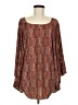 Evolution by Cyrus Brown Long Sleeve Blouse Size M - photo 1