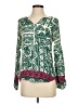 Renee C. Green Long Sleeve Blouse Size S - photo 1