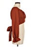 Hers & Mine Brown 3/4 Sleeve Blouse Size M - photo 4
