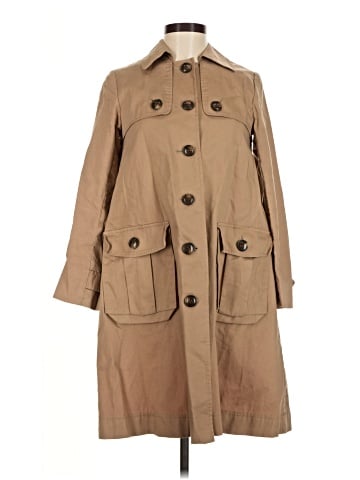 Olive and Orange Trenchcoat (view 1)