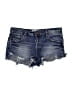 Free People Blue Denim Shorts Size 28 waist - photo 1