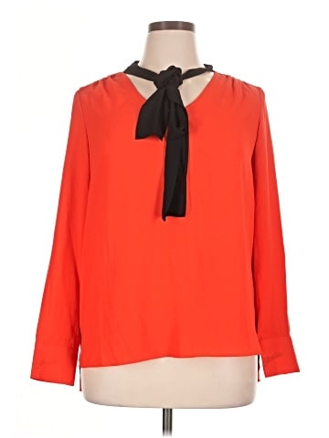 G by Giuliana Rancic Long Sleeve Blouse (view 1)