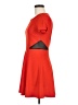 Forever 21 Color Block Red Cocktail Dress Size M - photo 5